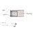 Cuba De Sobrepor Tramontina Design Collection Smooth 1C 50 Plus Ex Em Aço Inox Com Acabamento Acetinado 100X52 Cm - Imagem 2