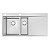 Cuba De Sobrepor Tramontina Design Collection Smooth 1.5C 34 Ex Em Aço Inox Com Acabamento Acetinado 100X52 Cm Com 2 Cubas - Imagem 1