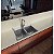 Cuba De Sobrepor Tramontina Design Collection Quadrum Flush Em Aço Inox Com Acabamento Acetinado 77X51 Cm Com 2 Cubas - Imagem 4