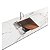 Tanque De Embutir Tramontina Jumbo 108 L Em Aço Inox 70X50 Cm - Imagem 5