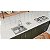 Cuba De Sobrepor Tramontina Marea Deep 1.5C 34 Em Aço Inox Com Acabamento Escovado 62 X 50 Cm Com Válvula E Furo Para Torneira - Imagem 2