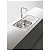 Cuba De Sobrepor Tramontina Alpha 40 R Em Aço Inox Com Acabamento Natural 78 X 43 Cm Com Escorredor E Válvula - Imagem 2