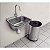 Tanque De Parede Tramontina Hera Wall 34 L Em Aço Inox Escovado 50X40 Cm - Imagem 2