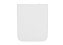 Assento Original Termofixo Amortecido Inspira Square Blanco Matte - A80153262B - Imagem 2