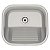 Tanque De Encaixe Tramontina Hera Compact 19 Em Aço Inox Escovado 40X35 Cm - Imagem 1
