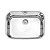 Cuba De Embutir Tramontina Lavínia 48 Bl Em Aço Inox Alto Brilho 48X34 Cm - Imagem 1