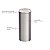 Lixeira Inox Tramontina Swing Com Acabamento Acetinado E Tampa Basculante 30 L - Imagem 3
