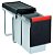 Lixeira Cube 30 2 Reservatorios 15 L Em Abs - 11311 - Imagem 1