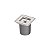 Lixeira De Embutir Tramontina Clean Square Em Aço Inox Com Balde Plástico 5 L - Imagem 1