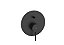 Acabamento Para Monocomando De Banheira Ou Ducha Com Desviador Ona Matte Black - A5A0B9ENB0 - Imagem 3
