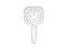Ducha Manual 140 Mm Com 3 Funções Plenum Square (Itens Para Instalação:Tomada DÁgua, Flexível E Suporte) - A5B1110CBC - Imagem 1