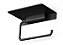 Papeleira Com Suporte Hotels Round Matte Black - A817581C40 - Imagem 1