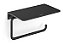 Papeleira Com Suporte Hotels Round Matte Black - A817581C40 - Imagem 2