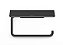 Papeleira Com Suporte Hotels Round Matte Black - A817581C40 - Imagem 3