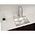 Dosador De Sabão Square Tramontina Em Aço Inox Com Recipiente Plástico 500 Ml - Imagem 4