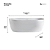 Banheira Garopaba Matt White - IM1025MW - Imagem 3