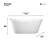 Banheira Porto Belo Glossy White  - IM1030GW - Imagem 3