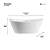 Banheira Porto Belo Matt WhiteNew - IM1030MW - Imagem 2