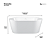 Banheira Gamboa 2  Glossy White - IM1033GW - Imagem 3