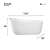 Banheira Maraú Glossy White  - IM1029GW - Imagem 3