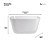 Banheira Açores Glossy White - IM1022GW - Imagem 3