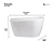 Banheira Embau Matt White - IM1023MW - Imagem 3