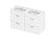 Gabinete Integrado 4 Gavetas 120X46 Com Lavatório Debba - B60041M100 - Imagem 1