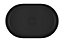 Cuba Oval De Apoio 60Cm-Ébano Fosco - L.14060.94 - Imagem 2