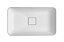 Cuba Sobrepor Retangular 50Cm Branco - L.23050.17 - Imagem 1