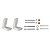 Parafuso Fix Lat Bacia Luxo/Medio -Gl Rd - SP.121.GL.RD - Imagem 1