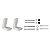 Parafuso Fix Lat Bacia Luxo/Medio -Bl No - SP.121.BL.NO - Imagem 1