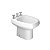 Bide C/3 Furos Monte Carlo-Branco - B.8.17 - Imagem 1