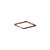 Elleve - Porta Grelha Quadrado 100Mm Rose Gold - 5572 - Imagem 1