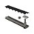 Elleve - Ralo Linear Versatile Tampa Grafite 50Cm - 5559 - Imagem 1