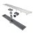 Elleve - Ralo Linear Smart Tampa Oculta Sifonado 70Cm - 916 - Imagem 1