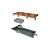 Elleve - Ralo Linear Tiny Pvc 25Cm Acab. Inox Red Gold - 2920 - Imagem 1