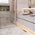 Elleve - Ralo Linear Tiny Pvc 25Cm Acab. Inox Red Gold - 2920 - Imagem 2