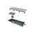 Elleve - Ralo Linear Tiny Pvc 25Cm Acab. Inox Escovado Vazado - 2929 - Imagem 1