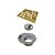 Elleve - Grelha P/ Caixa Sifonada Quadrada 100Mm Gold - 4023 - Imagem 1