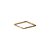 Elleve - Porta Grelha Quadrado 100Mm Gold - 4181 - Imagem 1