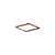 Elleve - Porta Grelha Quadrado 100Mm Red Gold - 4182 - Imagem 1