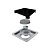 Elleve - Square Tampa Black Matte 15X15Cm - 4243 - Imagem 1