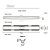 Elleve - Ralo Linear Versatile 75Cm Saida Central Oculto - 8931 - Imagem 3