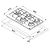 Fogao Mesa Inox Fhma 905 4G Dcl Xs C - 18760 - Imagem 3