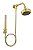 Kit Acqua Plus C/ Flexível Pvc - Gold - 1990.GL.STD.KIT.N - Imagem 2