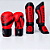Kit Muay Thai e Kickboxing Fuzyon Red: Luva Colors + Caneleira 30mm - Imagem 1