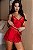 BABYDOLL EM RENDA E CETIM - Imagem 2