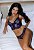 CONJUNTO SENSUAL CROPPED RENDADO SEM BOJO - Imagem 1