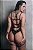 BODY EM TULE E RENDA COM CINTA LIGA MUITO SEXY E ELEGANTE - Imagem 3
