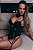 BODY EM TULE E RENDA COM CINTA LIGA MUITO SEXY E ELEGANTE - Imagem 1
